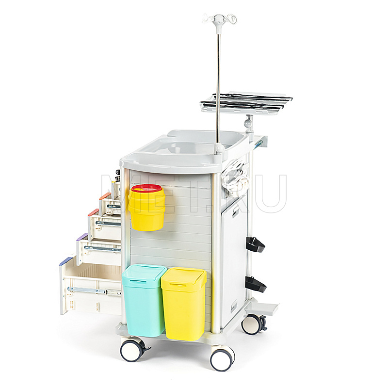 MET PSC-160 Тележка внутрибольничной скорой помощи с цветовой кодировкой от производителя